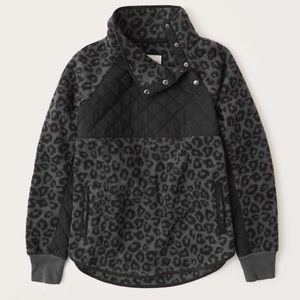 Abercrombie Asymmetrical Snap Pullover